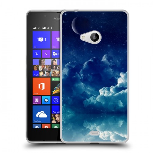 Дизайнерский пластиковый чехол для Microsoft Lumia 540 ночь