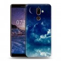 Дизайнерский пластиковый чехол для Nokia 7 Plus ночь