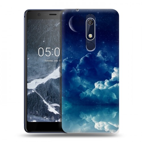 Дизайнерский пластиковый чехол для Nokia 5.1 ночь