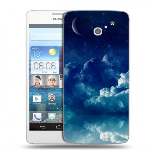 Дизайнерский пластиковый чехол для Huawei Ascend D2 ночь