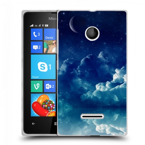 Дизайнерский пластиковый чехол для Microsoft Lumia 435 ночь