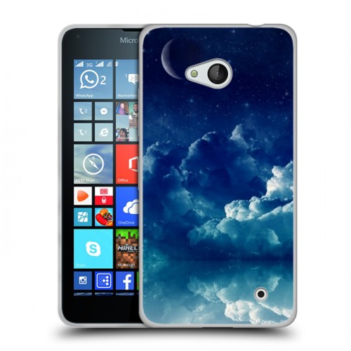 Дизайнерский пластиковый чехол для Microsoft Lumia 640 ночь