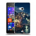 Дизайнерский пластиковый чехол для Microsoft Lumia 540 ночь