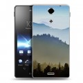 Дизайнерский пластиковый чехол для Sony Xperia TX горы