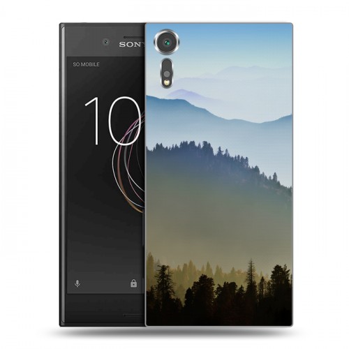 Дизайнерский пластиковый чехол для Sony Xperia XZs горы