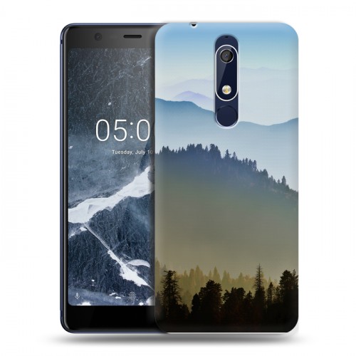 Дизайнерский пластиковый чехол для Nokia 5.1 горы