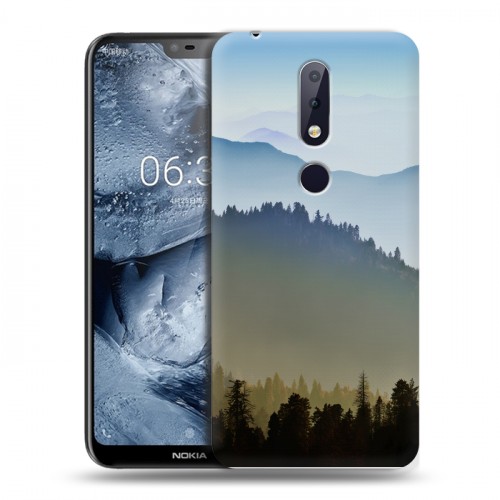 Дизайнерский пластиковый чехол для Nokia 6.1 Plus горы