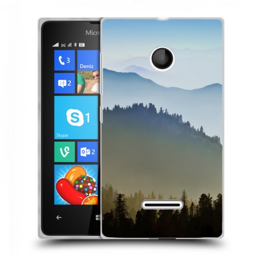Дизайнерский пластиковый чехол для Microsoft Lumia 435 горы