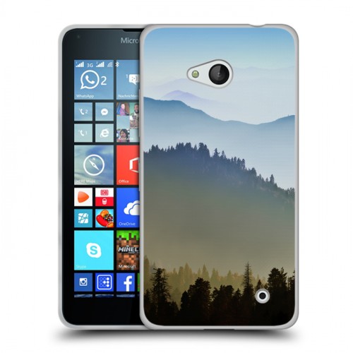 Дизайнерский пластиковый чехол для Microsoft Lumia 640 горы