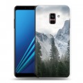 Дизайнерский пластиковый чехол для Samsung Galaxy A8 Plus (2018) горы
