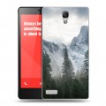 Дизайнерский силиконовый чехол для Xiaomi RedMi Note горы