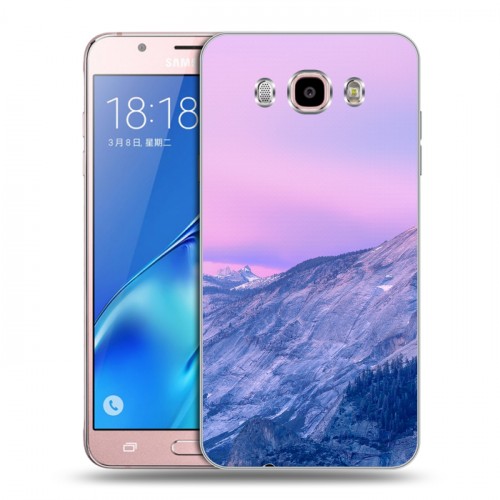 Дизайнерский силиконовый с усиленными углами чехол для Samsung Galaxy J5 (2016) горы