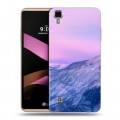 Дизайнерский пластиковый чехол для LG X Style горы