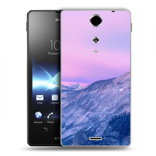 Дизайнерский пластиковый чехол для Sony Xperia TX горы