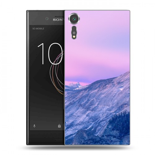 Дизайнерский пластиковый чехол для Sony Xperia XZs горы