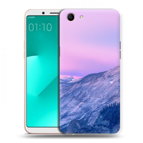 Дизайнерский пластиковый чехол для OPPO A83 горы