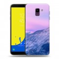 Дизайнерский пластиковый чехол для Samsung Galaxy J6 горы