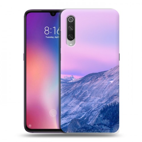 Дизайнерский силиконовый с усиленными углами чехол для Xiaomi Mi9 горы