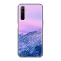 Дизайнерский силиконовый чехол для Realme 6 горы