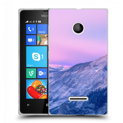 Дизайнерский пластиковый чехол для Microsoft Lumia 435 горы