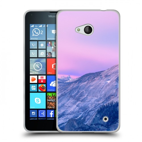 Дизайнерский пластиковый чехол для Microsoft Lumia 640 горы