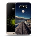 Дизайнерский пластиковый чехол для LG G5 горы