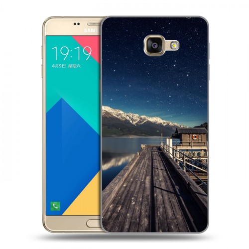Дизайнерский силиконовый чехол для Samsung Galaxy A9 горы