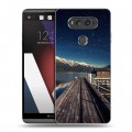 Дизайнерский пластиковый чехол для LG V20 горы