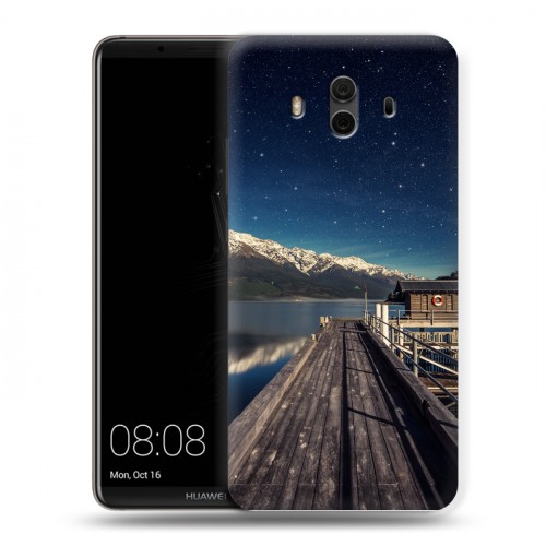 Дизайнерский пластиковый чехол для Huawei Mate 10 горы