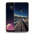 Дизайнерский пластиковый чехол для Meizu 15 Plus горы