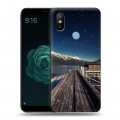 Дизайнерский силиконовый чехол для Xiaomi Mi A2 горы