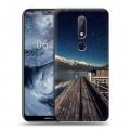 Дизайнерский силиконовый чехол для Nokia 6.1 Plus горы