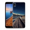 Дизайнерский силиконовый чехол для Xiaomi RedMi 7A горы