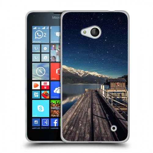 Дизайнерский пластиковый чехол для Microsoft Lumia 640 горы