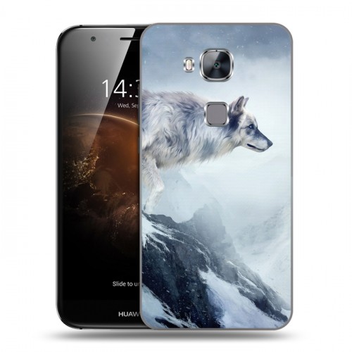 Дизайнерский силиконовый чехол для Huawei G8 горы