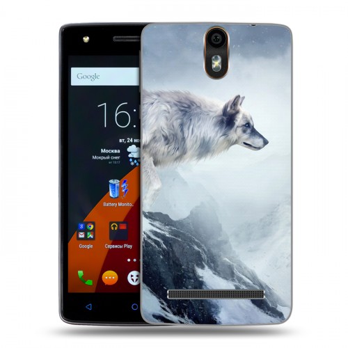 Дизайнерский силиконовый чехол для Wileyfox Storm горы