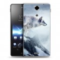 Дизайнерский пластиковый чехол для Sony Xperia TX горы