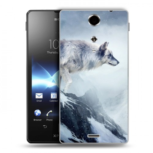 Дизайнерский пластиковый чехол для Sony Xperia TX горы