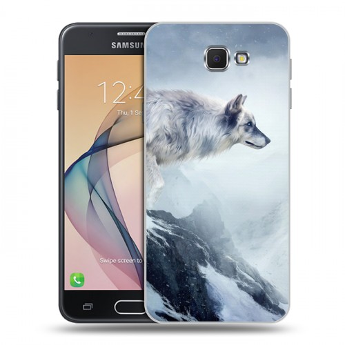 Дизайнерский пластиковый чехол для Samsung Galaxy J5 Prime горы