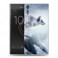 Дизайнерский пластиковый чехол для Sony Xperia XZs горы