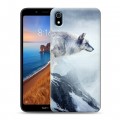 Дизайнерский силиконовый чехол для Xiaomi RedMi 7A горы