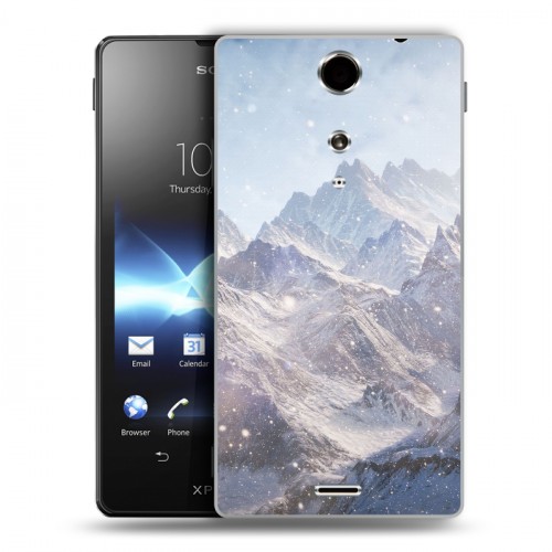 Дизайнерский пластиковый чехол для Sony Xperia TX горы