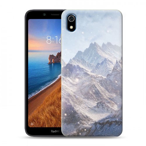 Дизайнерский силиконовый чехол для Xiaomi RedMi 7A горы