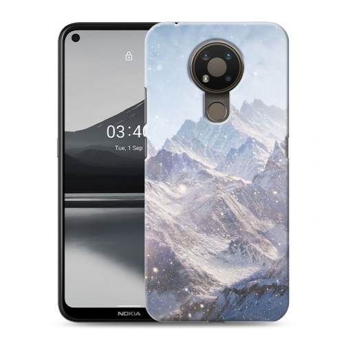 Дизайнерский силиконовый чехол для Nokia 3.4 горы