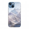 Дизайнерский пластиковый чехол для Iphone 13 Mini горы