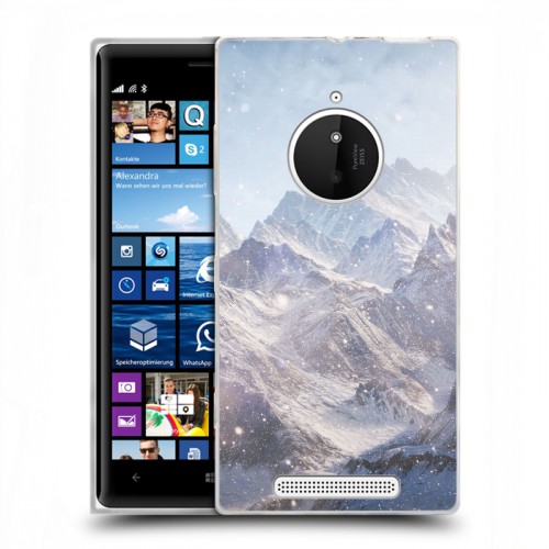 Дизайнерский пластиковый чехол для Nokia Lumia 830 горы