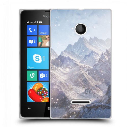 Дизайнерский пластиковый чехол для Microsoft Lumia 435 горы