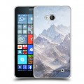 Дизайнерский пластиковый чехол для Microsoft Lumia 640 горы