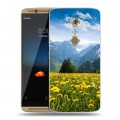 Дизайнерский пластиковый чехол для ZTE Axon 7 горы