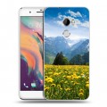 Дизайнерский пластиковый чехол для HTC One X10 горы